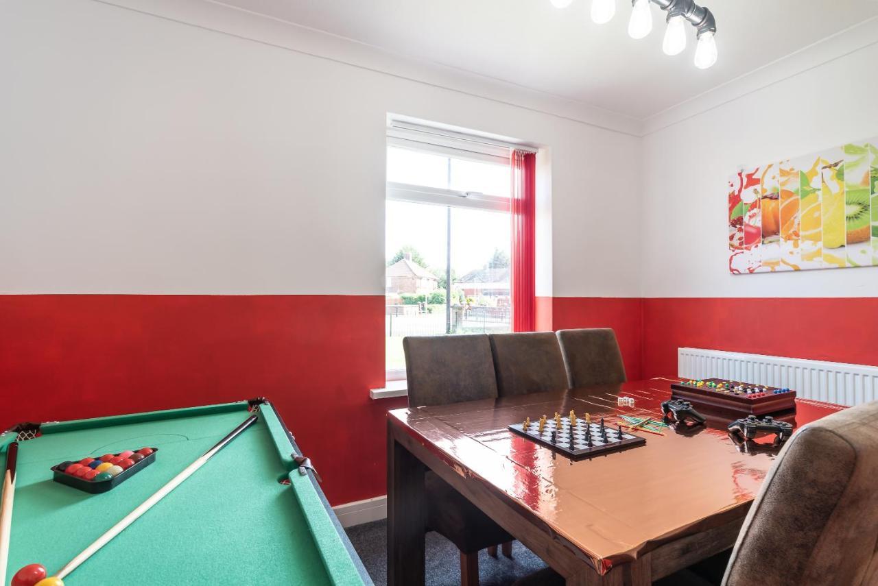 Aseda 4 Bedroom Private Parking, Game Zone -Pool Table, Garden Home Kingston upon Hull Exteriér fotografie